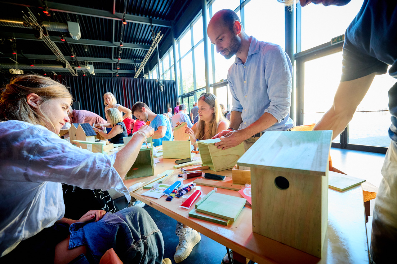 Atelier de construction en équipe
