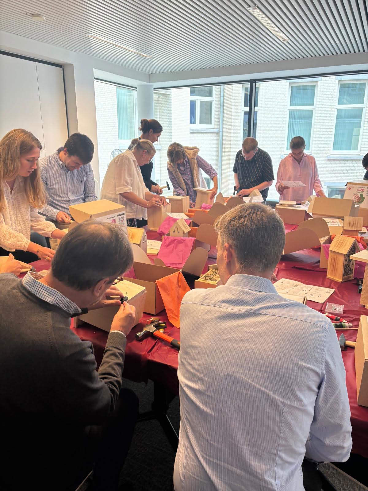 Collaborateurs en atelier de construction Betterfly Home